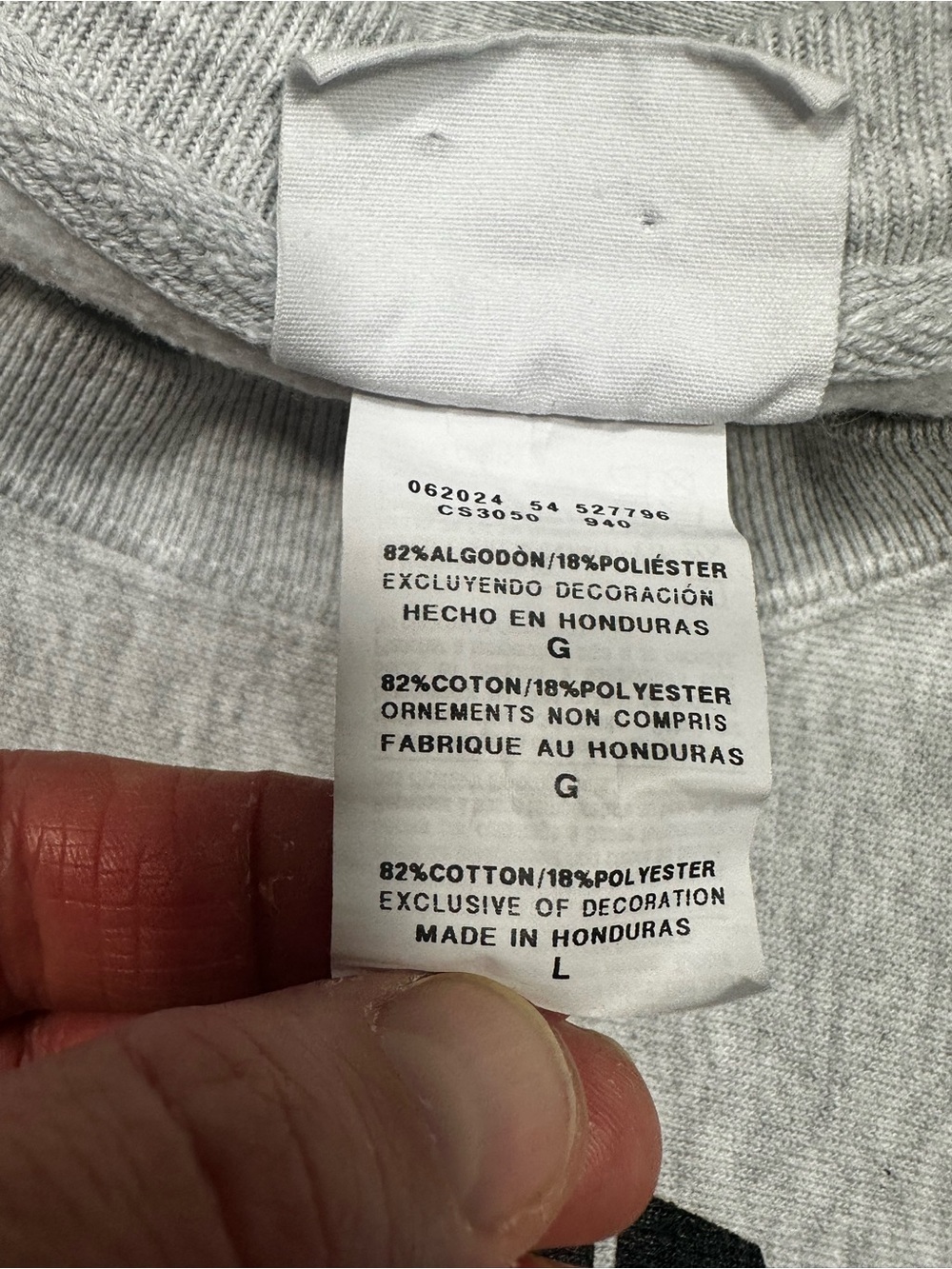 Champion Reverse Weave Wake Forest University Crewneck Sweatshirt Gray L - Picture 10 of 16